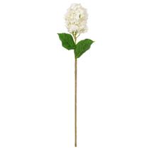 Spray Artificial de Hortensia Blanca en Cono Vickerman de 34 cm - 2 Cañas