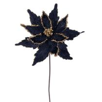 Spray Artificial Vickerman Poinsettia Negra 21.5 cm (Paquete de 6)