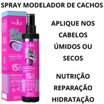 Spray Ativador Modelador Cachos Definidos Com Brilho Natural