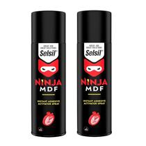 Spray ativador Selsil CA Glue (400 mL), pacote com 2 unidades