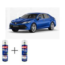 Spray automotivo azul noturno + verniz spray 300ml