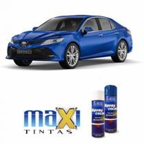 Spray automotivo azul noturno + verniz spray 300ml