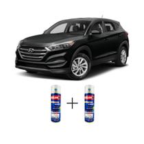 SPRAY AUTOMOTIVO Black Noir Pearl - NKA Hyundai + SPRAY VERNIZ 300ML SPRAY AUTOMOTIVO Black Noir Pearl - NKA Hyundai + SPRAY VERNIZ 300ML