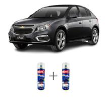 Spray automotivo carbon flash + spray verniz 300ml