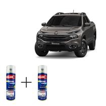 Spray automotivo cinza antique jeep + verniz spray 300ml