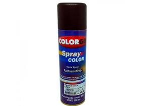 Spray Automotivo Colorgin Preto Semi Brilho 300ml