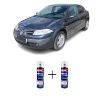 SPRAY AUTOMOTIVO Gris Eclipse Met - B66 Renault + SPRAY VERNIZ 300ML