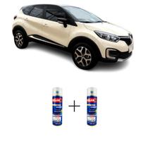 SPRAY AUTOMOTIVO Marfim Liso - D16 Renault + SPRAY VERNIZ 300ML