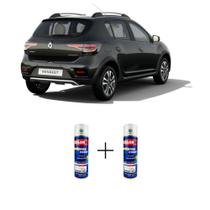 Spray automotivo noir nacre pearl - 676 renault + verniz spray 300ml