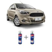 Spray automotivo prata riviera + spray verniz 300ml