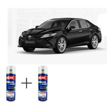 Spray automotivo preto eclipse perol - 209 toyota + verniz spray 300ml