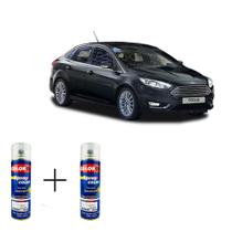 Spray automotivo preto gales + spray verniz 300ml