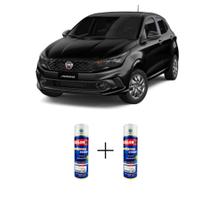 Spray automotivo preto vulcano + spray verniz 300ml - Sherwin Williams