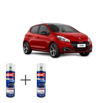 Spray automotivo vermelho aden + spray verniz 300ml Spray automotivo vermelho aden + spray verniz 300ml