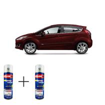 Spray automotivo vermelho icarai + verniz spray 300ml