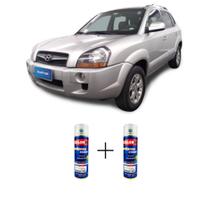 SPRAY AUTOMOTIVO Warn Silver Met - YR Hyundai + SPRAY VERNIZ 300ML