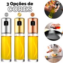 Spray Borrifador Pulverizador Galheteiro Culinário Óleo Azeite Vinagre Vidro Cores 100ml Spray Borrifador Pulverizador Galheteiro Culinário Óleo Azeite Vinagre Vidro Cores 100ml