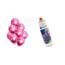 Spray Brilho de Balões 300ml 01 Unidade Brilho Bexiga Látex Decoração Festas