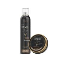 Spray Brilho Intenso 200ml + Creme Modelador Style Trivitt - Itallian Hairtech