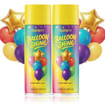 Spray Brilho para Balões Featrity 450 ml, Kit com 2 Unidades, Acabamento Brilhante