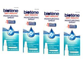 Spray Bucal Biotène para Boca Seca Menta Suave 44 ml Pack com 4