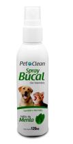 Spray Bucal Menta Cães e Gatos Pet Clean 120ml