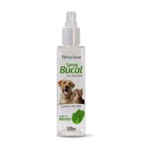 Spray Bucal Pet Clean Menta 120 mL para Cães e Gatos