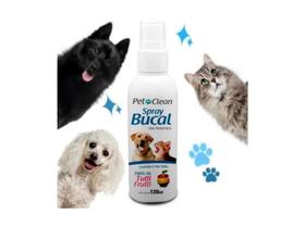 Spray Bucal Pet Clean Sabor Tuty-Fruti para Cães e Gatos - 120 mL