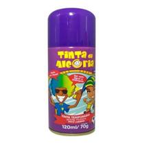 Spray Cabelos Tinta Temporária Da Alegria 120 ml ROXO