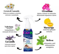 Spray Calm Pet Anti Stress Ansiedade Cães/gatos 100% Natural