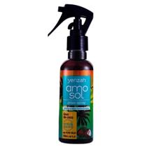 Spray Capilar Texturizador De Ondas Praia Piscina Filtro Solar Óleo De Coco Vegano Yenzah 120ml