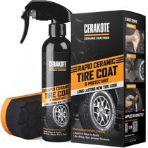Spray Cerâmico Cerakote Rapid Ceramic Tire Coat 236ml, fácil de aplicar
