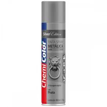 Spray Chemicolor Metalico Prata 400Ml/235G.