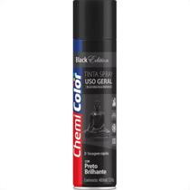 Spray Chemicolor Preto Brilhante 400Ml/250G.
