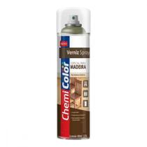 Spray Chemicolor Verniz Madeira Mogno 400Ml/220G. Spray Chemicolor Verniz Madeira Mogno 400Ml/220G.