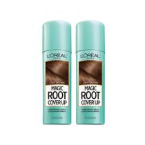 Spray cinza temporário para cobertura de raiz de cabelo L'Oreal x2 Spray cinza temporário para cobertura de raiz de cabelo L'Oreal x2