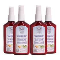 Spray Clareador de Cabelo Intea Camomila 100 ml - Kit com 4
