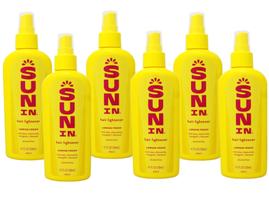 Spray Clareador de Cabelo Sun In Lemon 139 ml, pacote com 6 Spray Clareador de Cabelo Sun In Lemon 139 ml, pacote com 6