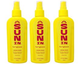 Spray clareador de cabelo Sun-In Lemon Fresh 140 ml (pacote com 3) Spray clareador de cabelo Sun-In Lemon Fresh 140 ml (pacote com 3)