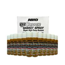 Spray Cobre Juntas Cabeçote Cooper Gasket 225g Abro Cx. 12un Spray Cobre Juntas Cabeçote Cooper Gasket 225g Abro Cx. 12un