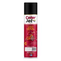 Spray Color Jet Uso Geral Preto Fosco 400ml