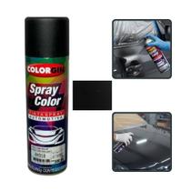 Spray color preto semi brilho spray automotivo colorgin 300ml
