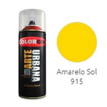 Spray Colorgin Arte Urbana Amarelo Sol 915 400ml Spray Colorgin Arte Urbana Amarelo Sol 915 400ml