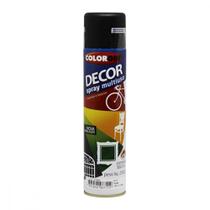 Spray Colorgin Decor Pr Fosco 360Ml 8711 . / Kit C/ 6 LA