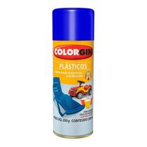 Spray Colorgin Plásticos Azul Oceano 350ml - Para PVC, Acrílicos, Madeira e Metal
