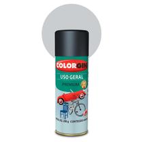 Spray Colorgin Uso Geral Cinza Placa Brilhante 400 ml