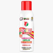 Spray Colorido para Cabelo Kolore Fashion Vermelho Lavável 125ml 55g Spray Colorido para Cabelo Kolore Fashion Vermelho Lavável 125ml 55g