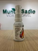 Spray composto de mel, extrato de própolis, romã, gengibre, malva e menta 30ml - minamel