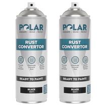 Spray Conversor de Ferrugem Polar Specialist Coatings 2x500ml Preto Spray Conversor de Ferrugem Polar Specialist Coatings 2x500ml Preto