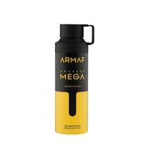 Spray corporal Armaf Odyssey Mega, 6,8 oz, aroma amadeirado e picante